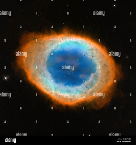 Planetary nebula M57. Ring Nebula in the constellation of Lyra ...