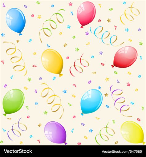 Party background with balloons Royalty Free Vector Image