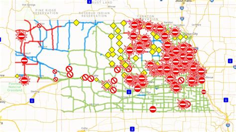 Nebraska Road Closures Map - China Map Tourist Destinations