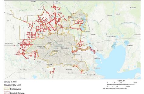 Map of Houston City limits (City of Houston, 2021) | Download Scientific Diagram