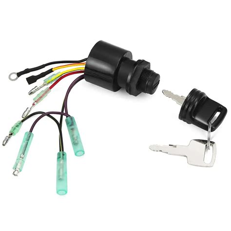 Rupse 87 17009A5 Ignition Key Switch for Mercury Outboard Box Motor 3 Position Off Run Start-in ...