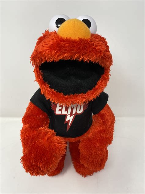 Let's Rock Elmo 2010 Hasbro Sesame Street Animated Singing Dancing 15” Plush 2010 Retired Elmo ...