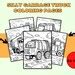 Garbage Truck Coloring Pages Cute Trash Truck Birthday Party - Etsy
