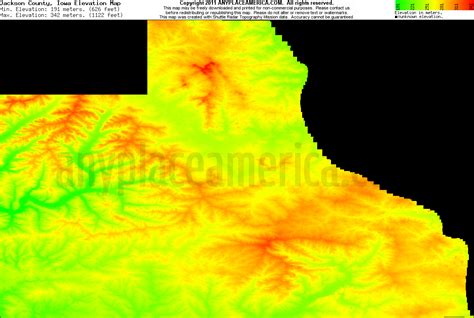 Free Jackson County, Iowa Topo Maps & Elevations