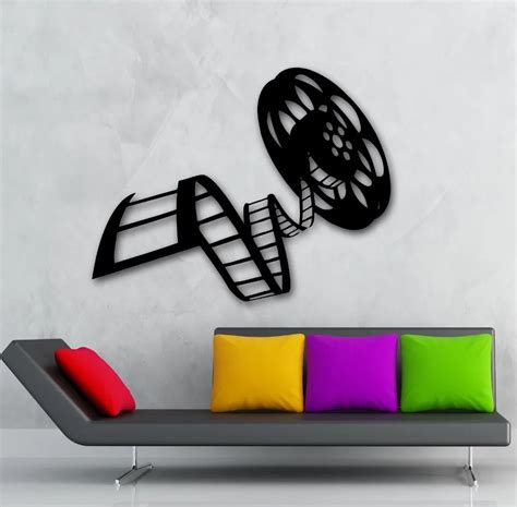 Movie Film Reel Of Film Cinema Film Decor For Living Room Mural Art ...