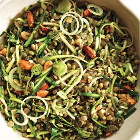 Toasted seeds and nuts add bite to this nutrition-packed salad. We use dried sprouted legum ...