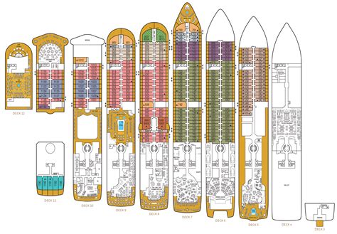 Seabourn Ovation Deck Plans | CruiseInd