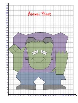 Halloween Activities: Coordinate Graphing Mystery Picture by Angela Owens