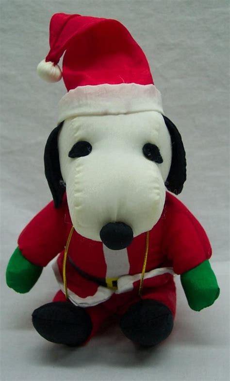 Peanuts CHRISTMAS SNOOPY AS SANTA 6" Plush Stuffed Animal TOY | eBay