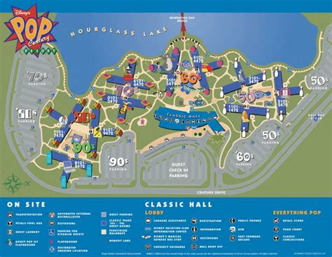 Disney's Pop Century Resort Map - OFT Blog