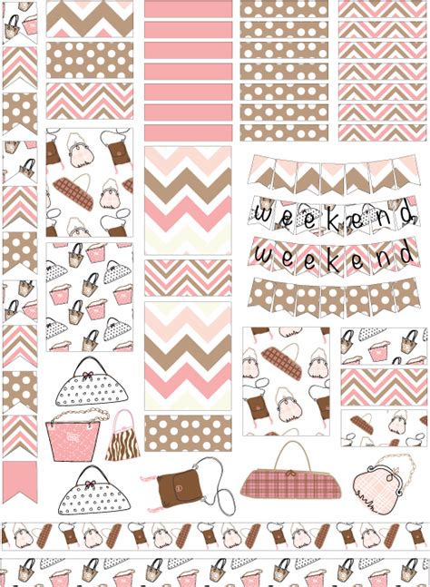 Free Purse Planner Sticker Printables - Free Printable Stickers May - Original Size PNG Image ...