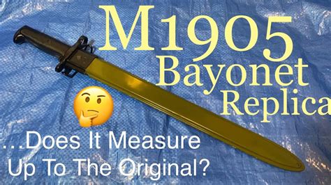 M1905 Bayonet Replica TOTAL TEARDOWN And Review - YouTube