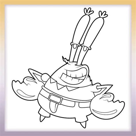 Mr Krabs – Spongebob – Coloringbook.pics