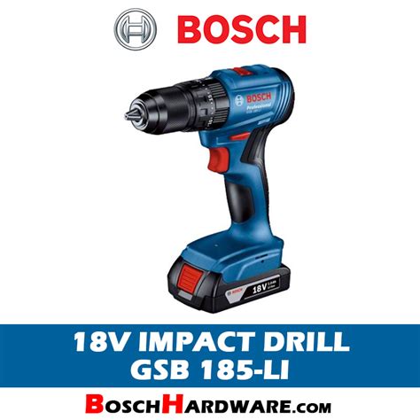 Bosch Cordless Impact Drill GSB 185-Li Malaysia - BoschHardware.com