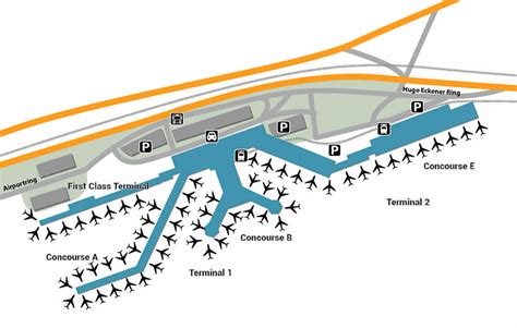 Frankfurt Airport Layout Map