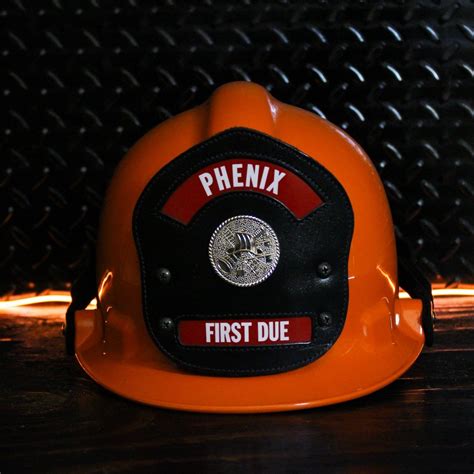 First Due Structural | Firefighting helmet, Fire helmet, Custom leather