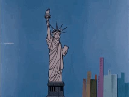 Statue Of Liberty Close Call GIF by Warner Archive - Find & Share on GIPHY