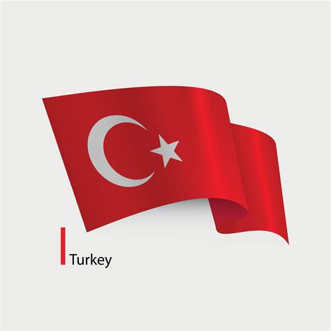 vector flag of Turkey 23129043 Vector Art at Vecteezy