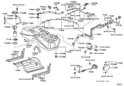 1996 Lexus Clamp. Fuel tube, no. 1; fuel tube, no. 1 (for front fuel main) - 7728550030 ...