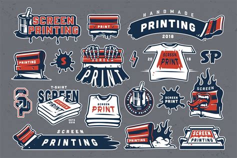 Silkscreen Emblems and Patches | Screen printing logo, Print design ...