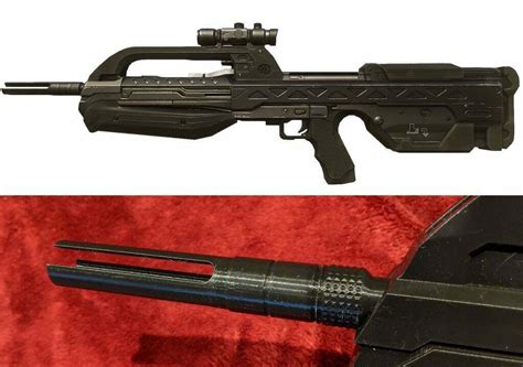 Free STL file Halo 2 Anniversary Battle Rifle Upgraded Parts 😇・3D print ...