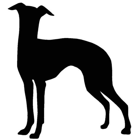 Italian Greyhound Tattoos | Greyhound tattoo, Dog silhouette, Greyhound