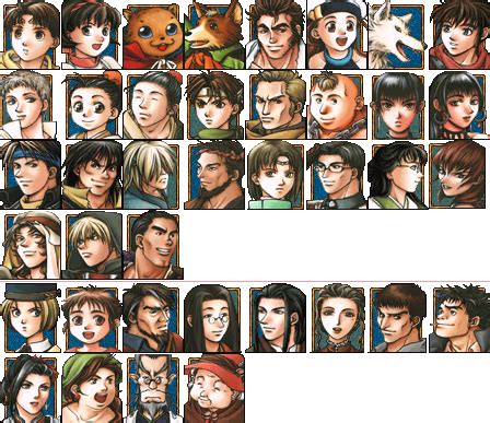 Pin by Grey Maixner on RPG Character Portraits | Suikoden, Character portraits, Character design