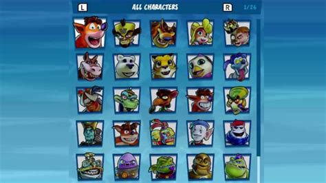 Crash team racing nitro-fueled characters - lindadfw