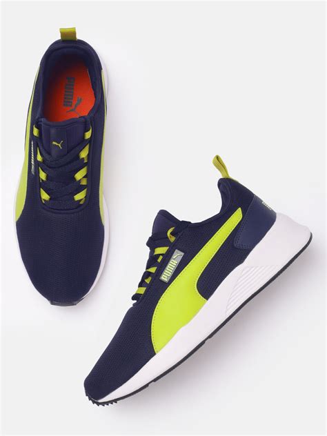 Buy Puma Men Blue Solid Sneakers - Casual Shoes for Men 20648998 | Myntra