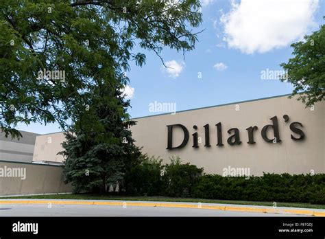 A logo sign outside of a Dillard's retail store location in Omaha, Nebraska on July 1, 2018 ...