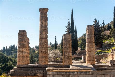 ancient architecture with columns in greece 17520477 Stock Photo at ...