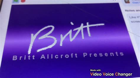 britt allcroft presents logo - YouTube