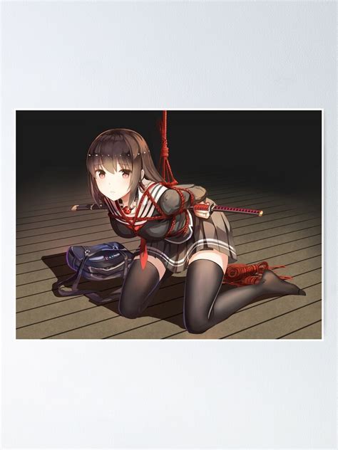 "Anime Girl Rope" Poster by PeleonShop | Redbubble