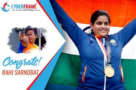 Rahi Sarnobat Wins Gold Medal for India