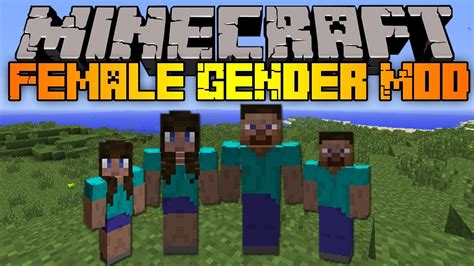 MCPE Female Gender MOD v1!!!(adds female models for girls who play minecraft and for those who ...