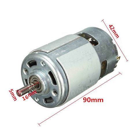 755 Motor DC12 to 28v High Torque High Power Motor (12000RPM) - leetechbd