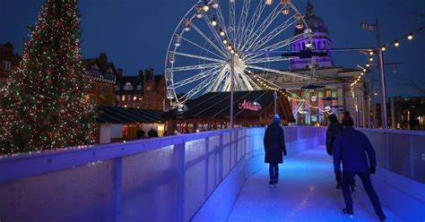 Inside Nottingham's huge new Winter Wonderland aerial ice rink - Nottinghamshire Live