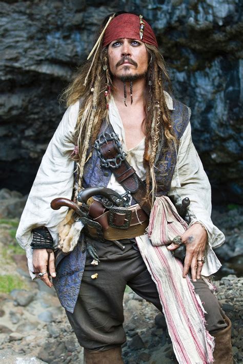 Johnny Depp as Captain Jack Sparrow in Pirates of the Caribbean:On Stranger Tides | Movies ...