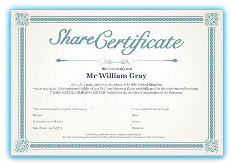 How Do I Add a Logo to the Share Certificate? : Inform Direct Support