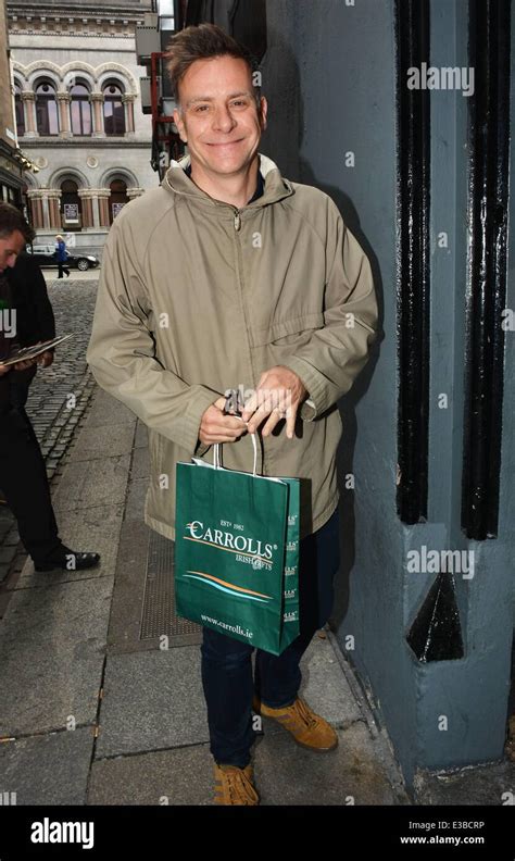 Deacon Blue members happily pose at the stage door of The Olympia Stock Photo, Royalty Free ...