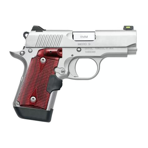 Kimber Micro 9 Stainless 9mm Rosewood Crimson Trace Laser Grip · DK Firearms