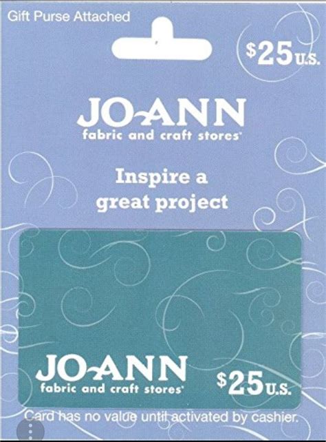 Joann Fabrics gift card | Birthday gifts for teens, Fabric stores online, Gift card balance