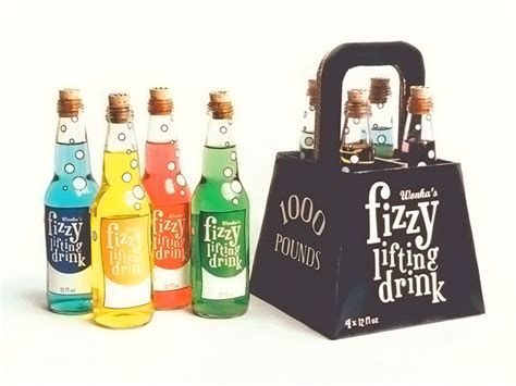 Wonka's Fizzy Lifting Drinks Packaging by Nick Frühling | Drinks, Beverage packaging, Fizzy