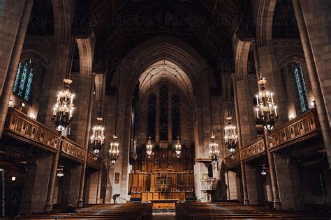 "An Interior Of A Gothic Church" by Stocksy Contributor "Jordan Short ...