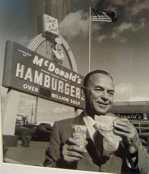 Ray Kroc - McDonald's photo at National Portrait Gallery | История успеха, Макдональдс, История