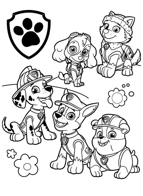 Printable Paw Patrol Coloring Pages