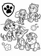 Printable Paw Patrol Coloring Pages sketch template