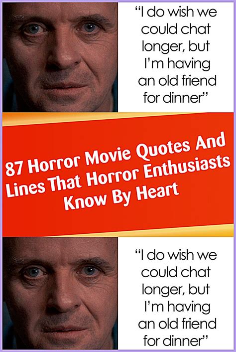 87 horror movie quotes and lines that horror enthusiasts know by heart ...