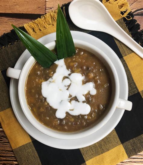 Bubur Kacang Hijau: Mung Bean & Coconut Dessert Porridge (Vegan) - Cook Me Indonesian