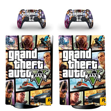 Grand Theft Auto GTA V Skin Sticker Decal For PS5 Digital Edition ...